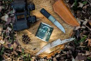 Ambush Candle Co. - Howler | White Pine + Eucalyptus 8oz Soy Candle - Bawston & Tucker -