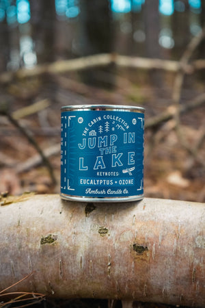 Ambush Candle Co. - Jump In The Lake | Eucalyptus + Ozone 8oz Soy Candle - Bawston & Tucker -