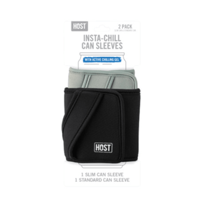 HOST - Insta - Chill Cooling Sleeve - Slim & Standard Cans - Set of 2 - Bawston & Tucker -