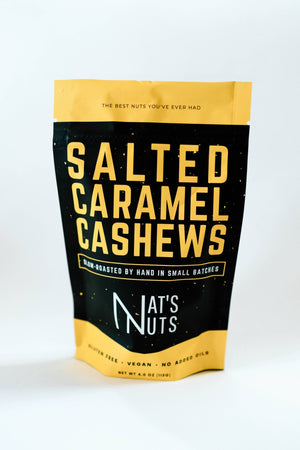 Nat's Nuts - Salted Caramel Cashews - Bawston & Tucker -