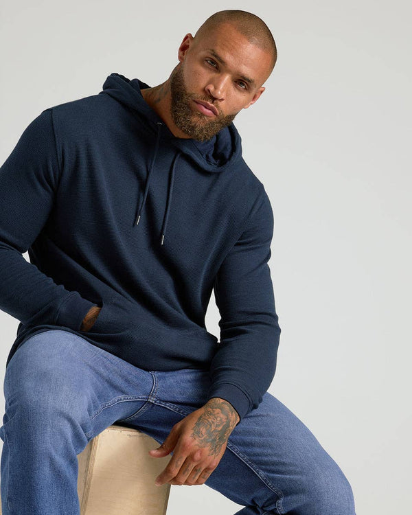 True Classic - Navy Waffle Hoodie