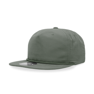 The Park Wholesale - Decky 6032 - Classic Rope Cap, 5 Panel Flat Bill Hat, Snapback
