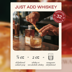 Strongwater - Maple Pecan Old Fashioned Cocktail Syrup