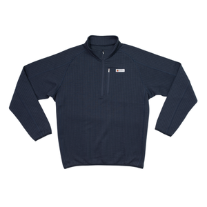 New Frontier - Men's Waffle 1/4 Zip Pullover (Navy)