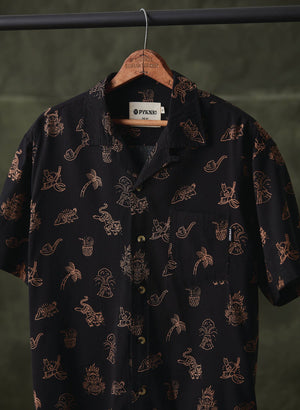 Pyknic - Spicy Noods Casual Button Down Shirt UNISEX