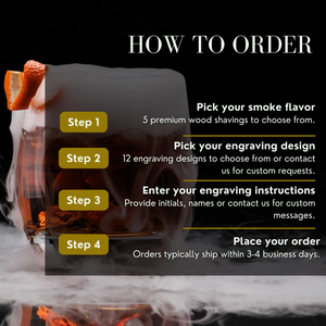 Personalized Cocktail Smoker Kit