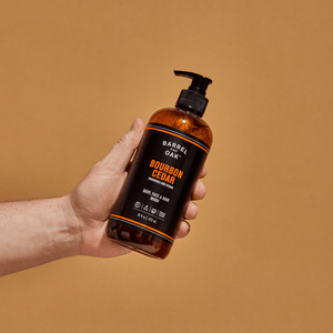 All - In - One Wash - Body Wash - Bourbon Cedar 16 fl oz - Barrel & Oak - Bawston & Tucker - 