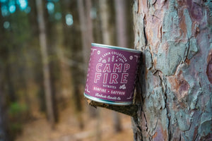 Ambush Candle Co. - Campfire | Bonfire + Saffron 8oz Soy Candle - Bawston & Tucker - 