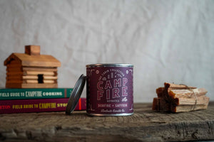Ambush Candle Co. - Campfire | Bonfire + Saffron 8oz Soy Candle - Bawston & Tucker - 