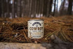 Ambush Candle Co. - Cowboy | Tobacco + Honey 8oz Soy Candle - Bawston & Tucker - 