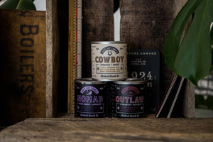 Ambush Candle Co. - Cowboy | Tobacco + Honey 8oz Soy Candle - Bawston & Tucker - 