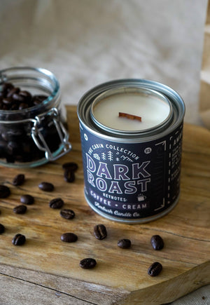 Ambush Candle Co. - Dark Roast | Coffee + Cream 8oz Soy Candle - Bawston & Tucker - 