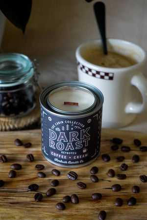 Ambush Candle Co. - Dark Roast | Coffee + Cream 8oz Soy Candle - Bawston & Tucker - 
