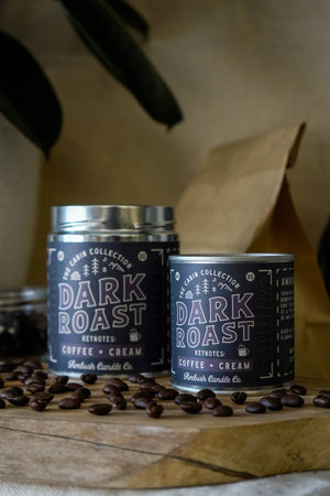 Ambush Candle Co. - Dark Roast | Coffee + Cream 8oz Soy Candle - Bawston & Tucker - 