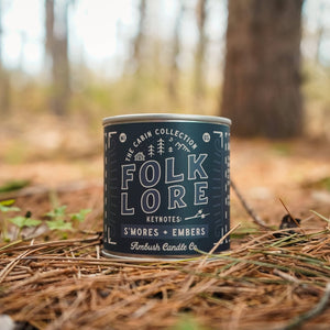Ambush Candle Co. - Folklore | S'mores + Embers 8oz Soy Candle - Bawston & Tucker - 