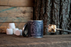 Ambush Candle Co. - Folklore | S'mores + Embers 8oz Soy Candle - Bawston & Tucker - 