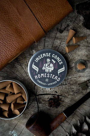 Ambush Candle Co. - Homestead | Tobacco + Leather Incense - Bawston & Tucker - 