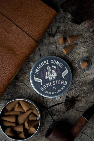 Ambush Candle Co. - Homestead | Tobacco + Leather Incense - Bawston & Tucker - 