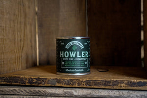 Ambush Candle Co. - Howler | White Pine + Eucalyptus 8oz Soy Candle - Bawston & Tucker - 