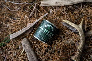 Ambush Candle Co. - Howler | White Pine + Eucalyptus 8oz Soy Candle - Bawston & Tucker - 