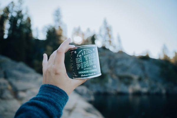 Ambush Candle Co. - In The Pines | Evergreen + Cypress 8oz Soy Candle - Bawston & Tucker - 