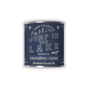 Ambush Candle Co. - Jump In The Lake | Eucalyptus + Ozone 8oz Soy Candle - Bawston & Tucker - 