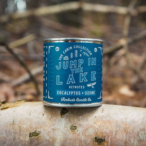 Ambush Candle Co. - Jump In The Lake | Eucalyptus + Ozone 8oz Soy Candle - Bawston & Tucker - 