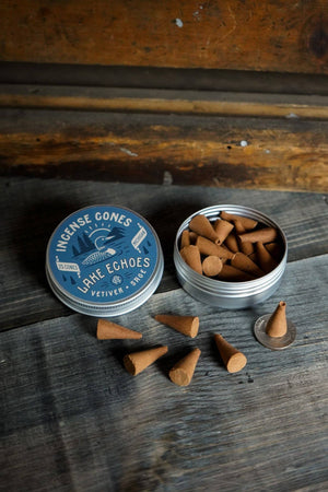 Ambush Candle Co. - Lake Echoes | Vetiver + Sage Incense - Bawston & Tucker - 