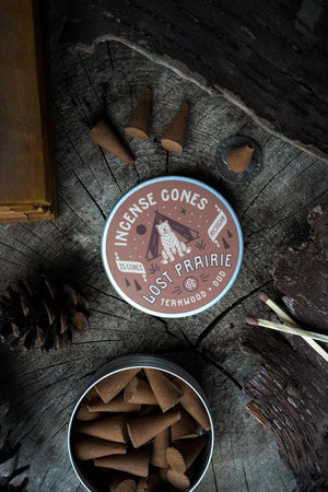 Ambush Candle Co. - Lost Prairie | Teakwood + Oud Incense - Bawston & Tucker - 