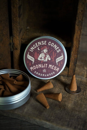 Ambush Candle Co. - Moonlit Mesa | Sandalwood Incense - Bawston & Tucker - 