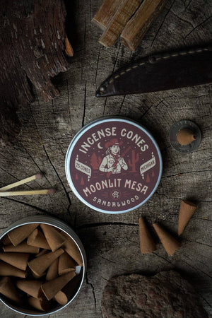 Ambush Candle Co. - Moonlit Mesa | Sandalwood Incense - Bawston & Tucker - 