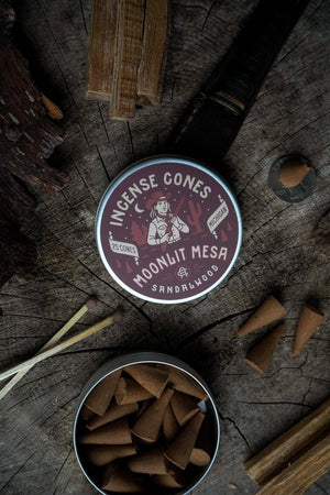 Ambush Candle Co. - Moonlit Mesa | Sandalwood Incense - Bawston & Tucker - 