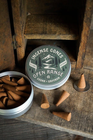 Ambush Candle Co. - Open Range | Cedar + Saffron Incense - Bawston & Tucker - 