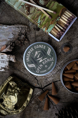 Ambush Candle Co. - Open Range | Cedar + Saffron Incense - Bawston & Tucker - 
