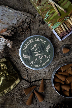 Ambush Candle Co. - Open Range | Cedar + Saffron Incense - Bawston & Tucker - 
