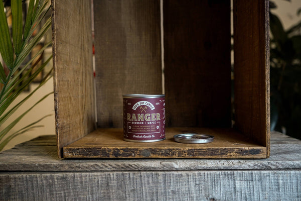Ambush Candle Co. - Ranger | Bourbon + Maple 8oz Soy Candle - Bawston & Tucker - 