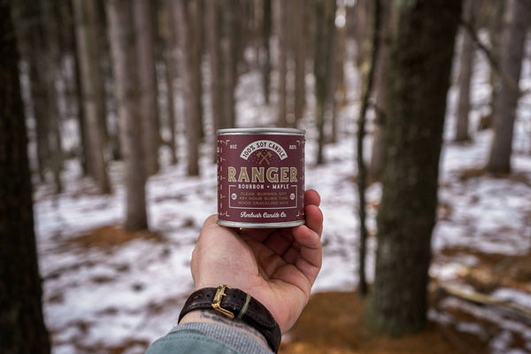 Ambush Candle Co. - Ranger | Bourbon + Maple 8oz Soy Candle - Bawston & Tucker - 