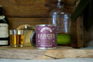 Ambush Candle Co. - Ranger | Bourbon + Maple 8oz Soy Candle - Bawston & Tucker - 