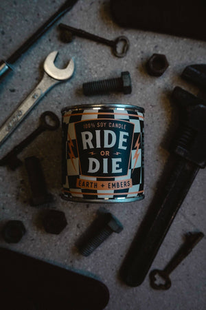 Ambush Candle Co. - Ride Or Die | Earth & Embers Soy Candle - Bawston & Tucker -