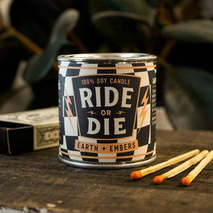 Ambush Candle Co. - Ride Or Die | Earth & Embers Soy Candle - Bawston & Tucker -