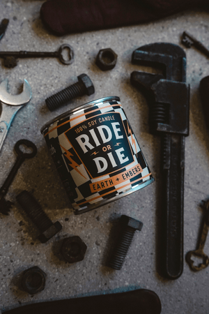 Ambush Candle Co. - Ride Or Die | Earth & Embers Soy Candle - Bawston & Tucker -