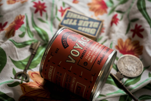 Ambush Candle Co. - Voyager | Amber + Smoked Oud 8oz Soy Candle - Bawston & Tucker - 