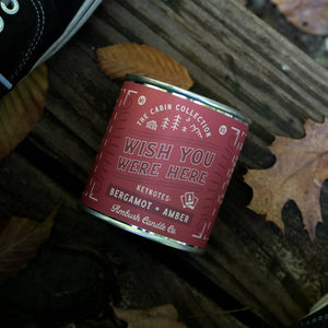 Ambush Candle Co. - Wish You Were Here | Bergamot + Amber 8oz Soy Candle - Bawston & Tucker - 