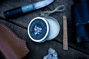 Ambush Candle Co. - Woodsman Wax | Leather & Gear - 2oz Protective Paste - Bawston & Tucker - 
