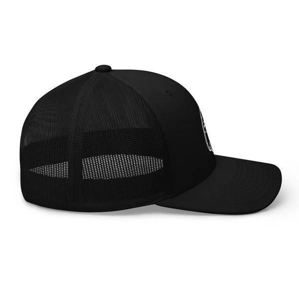 Arrowhead B&T Logo Trucker Cap Black - B&T Merch - Bawston & Tucker - 