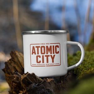 Atomic City Enamel Mug - 12 fl oz - Bawston & Tucker - 