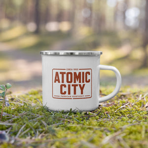Atomic City Enamel Mug - 12 fl oz - Bawston & Tucker - 