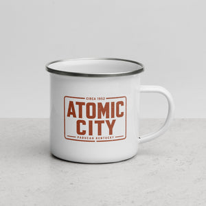 Atomic City Enamel Mug - 12 fl oz - Bawston & Tucker - 
