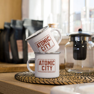 Atomic City Enamel Mug - 12 fl oz - Bawston & Tucker - 
