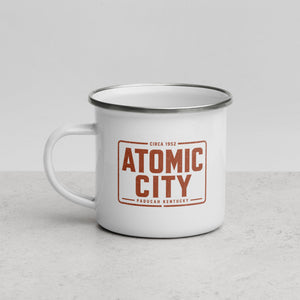 Atomic City Enamel Mug - 12 fl oz - Bawston & Tucker - 